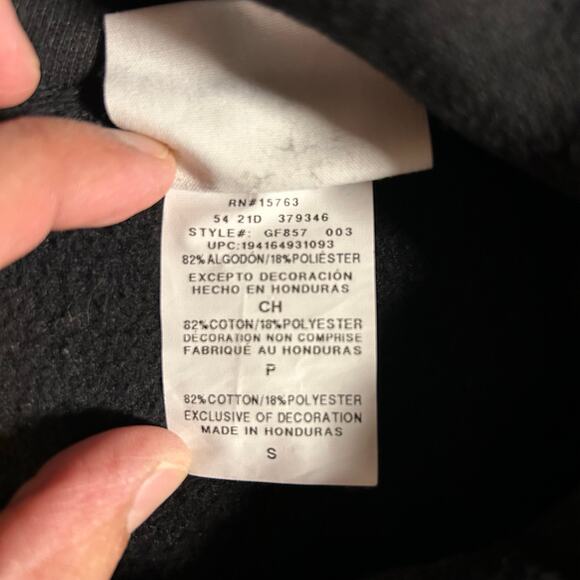 Champion Reverse Weave Hoodie Women's Small‎ Black Heavy Weight Pullover - Picture 4 of 8